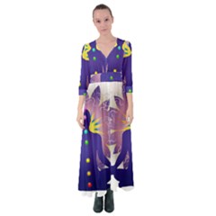 Button Up Maxi Dress 