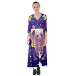 Chakra Button Up Maxi Dress