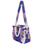 Chakra Design Rope Handles Shoulder Strap Bag