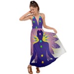 Chakra Backless Maxi Beach Dress