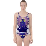 Chakra Cut Out Top Tankini Set