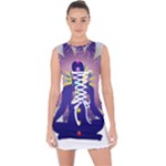 Chakra Lace Up Front Bodycon Dress