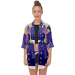 Chakra Open Front Chiffon Kimono