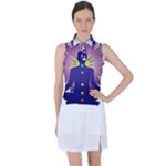 Chakra Women s Sleeveless Polo Tee