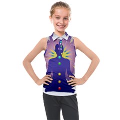 Kids  Sleeveless Polo T-Shirt 