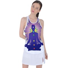 Racer Back Mesh Tank Top 