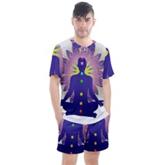 Men s Mesh T-Shirt and Shorts Set 