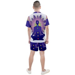 Men s Mesh T-Shirt and Shorts Set 