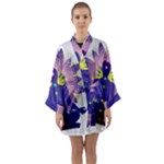 Chakra Long Sleeve Satin Kimono