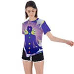 Chakra Asymmetrical Short Sleeve Sports Tee