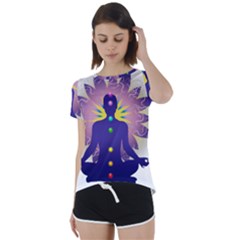 Short Sleeve Open Back T-Shirt 