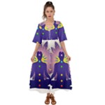 Chakra Kimono Sleeve Boho Dress
