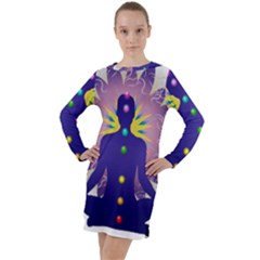 Long Sleeve Hoodie Dress 