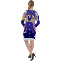 Long Sleeve Hoodie Dress 