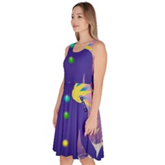 Knee Length Skater Dress With Pockets 