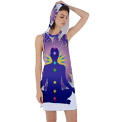 Racer Back Hoodie Dress 