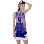 Chakra Racer Back Hoodie Dress