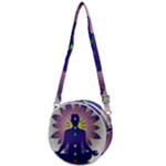 Chakra Design Crossbody Circle Bag