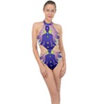 Chakra Halter Side Cut Swimsuit