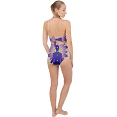 Scallop Top Cut Out Swimsuit 