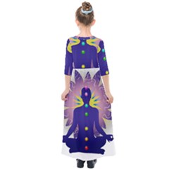 Kids  Quarter Sleeve Maxi Dress 
