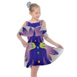 Chakra Kids  Shoulder Cutout Chiffon Dress
