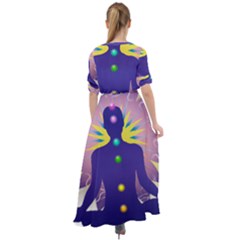 Waist Tie Boho Maxi Dress 