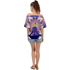 Off Shoulder Short Sleeve Top 