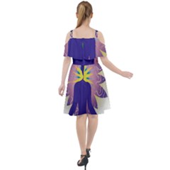 Cut Out Shoulders Dress 