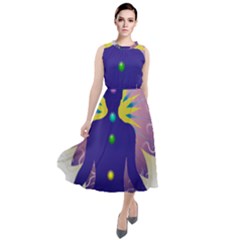 Round Neck Boho Dress 