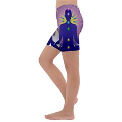 Kids  Lightweight Velour Capri Yoga Leggings 