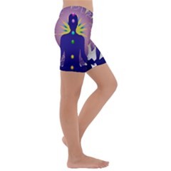 Kids  Lightweight Velour Capri Yoga Leggings 