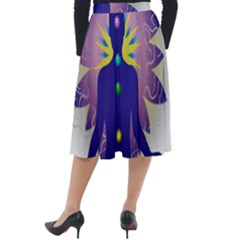 Classic Velour Midi Skirt  