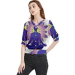 Chakra Quarter Sleeve Blouse