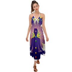 Halter Tie Back Dress  
