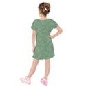Kids  Short Sleeve Velvet Dress 