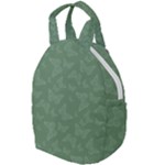 Asparagus Green Butterfly Print Travel Backpacks