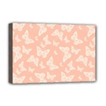 Peaches and Cream Butterfly Print Deluxe Canvas 18  x 12  (Stretched)