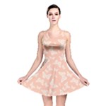Peaches and Cream Butterfly Print Reversible Skater Dress