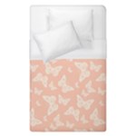 Peaches and Cream Butterfly Print Duvet Cover (Single Size)