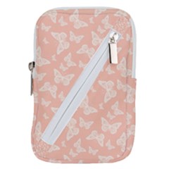 Peaches and Cream Butterfly Print Belt Pouch Bag (Large) from ArtsNow.com