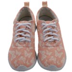 Peaches and Cream Butterfly Print Mens Athletic Shoes