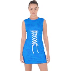 Lace Up Front Bodycon Dress 