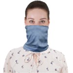 Faded Blue Butterfly Print Face Covering Bandana (Adult)