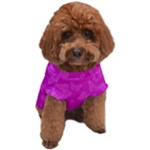 Fuchsia Butterfly Print  Dog T-Shirt