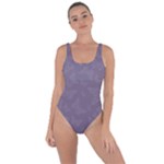 Grape Compote Butterfly Print Bring Sexy Back Swimsuit