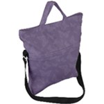 Grape Compote Butterfly Print Fold Over Handle Tote Bag