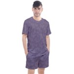 Grape Compote Butterfly Print Men s Mesh Tee and Shorts Set