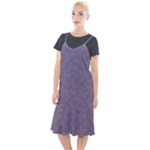 Grape Compote Butterfly Print Camis Fishtail Dress