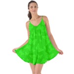 Chartreuse Green Butterfly Print Love the Sun Cover Up